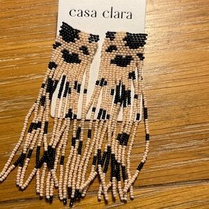 Casa Clara Beaded Fringe Earrings